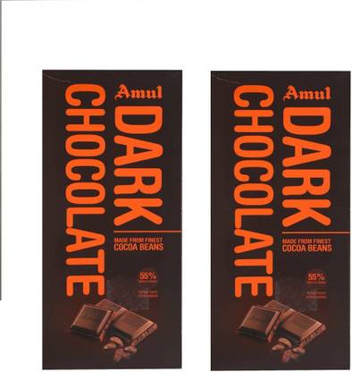Amul Combo of 2 Dark Chocolate (150g X2) Bars