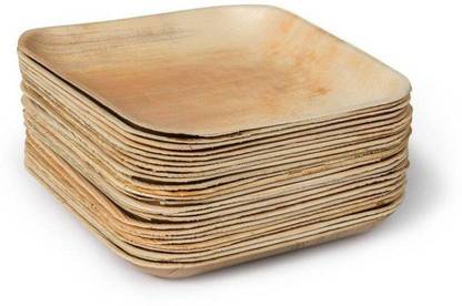 The Foam Factory Leaf Plate 10" Square Dinner Plate