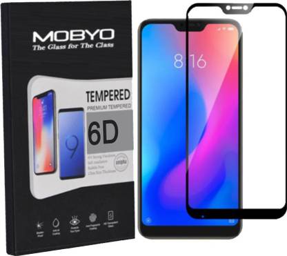 MOBYO Edge To Edge Tempered Glass for Mi Redmi 6 pro
