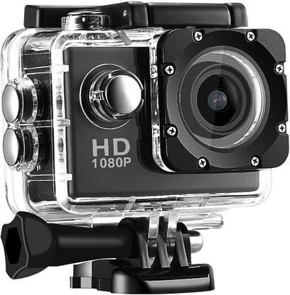 VIRTUAL WORLD 1080 1080P 1080 ULTRA HD ACTION CAMERA Sports and Action Camera (Black 12 MP) Sports and Action Camera