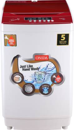 ONIDA 7.5 kg Fully Automatic Top Load Washing Machine Red