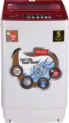 ONIDA 6.5 kg Fully Automatic Top Load Washing Machine Red