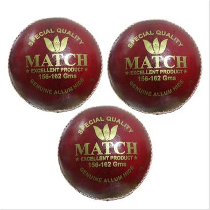 Aj Match Cricket Leather Ball