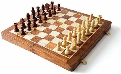 Roshan Traders High Quality Wodden 30.48 cm Chess Board