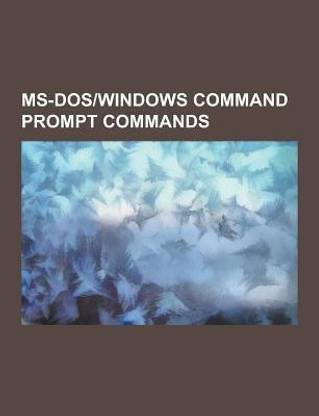 MS-DOS-Windows Command Prompt Commands