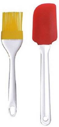 KitchenFest Silicone Bating Brush for Cooking, Baking,Cake Mixer, Glazing and Barbecue Silicone Flat Pastry Brush