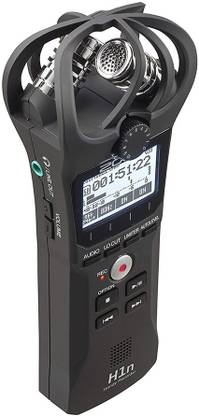 ZOOM H1n with deadcat 2 Tracks Digital Multi-track Recorder