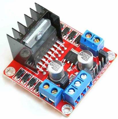 RoboVendor L298n Dc Driver Controller Stepper Motor Smart Car Board Module Arduino Pic, Dual H Bridge Dc Motor Driver (Red) Motor Control Electronic Hobby Kit