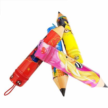 TECHNOCHITRA PENCIL SHAPE POUCH CARTOON CHARACTER Art Plastic Pencil Boxes