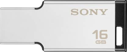 SONY USM16MX/S//USM16MX/S IN 31302053 16 GB Pen Drive Compatible with Netbook, Desktop Computer, Laptop USB 2.0 Metal Case
