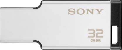 SONY USM32MX/S//USM32MX/S IN 31302054 32 GB Pen Drive Compatible with Netbook, Desktop Computer, Laptop USB 2.0 Metal Case