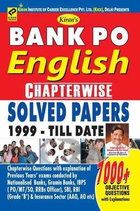 Kiran's Bank Po English Chapterwise Solved Papers 1999 Till Date English