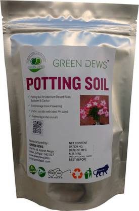 Green Dews Potting Soil Adenium Succulent Cactus (400 gram) Adenium Potting Mix