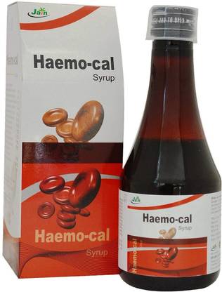 Jain Haemocal Syrup - 450 ml Raspberry