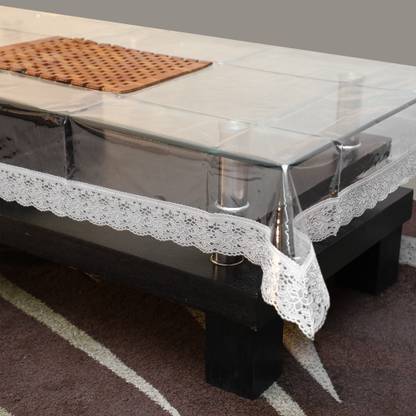 STITCHNEST Self Design 4 Seater Table Cover