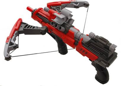 Kiditos FJ805 Cool Crossbow Soft Bullet Blaster 2 in 1 Toy Gun Bows & Arrows