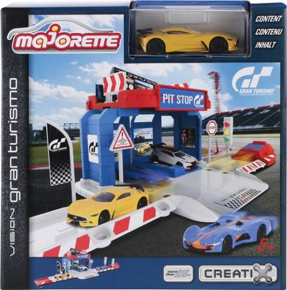 Majorette Vision Gran Turismo Pit Stop and CAR