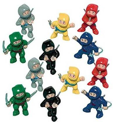 Genrc Fun Filled Birthday Party Mini Ninja Action Figure Favour Value Pack Of 24