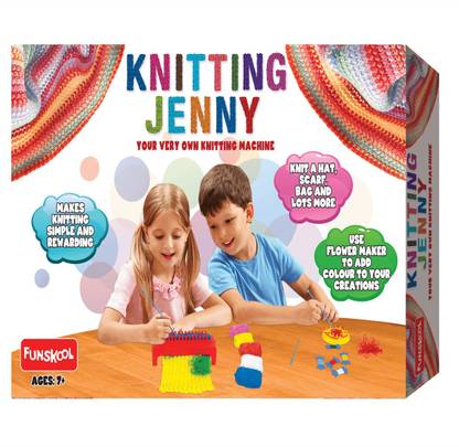 FUNSKOOL Knitting Jenny (Your Very Own Knitting Machine) Party & Fun Board Game