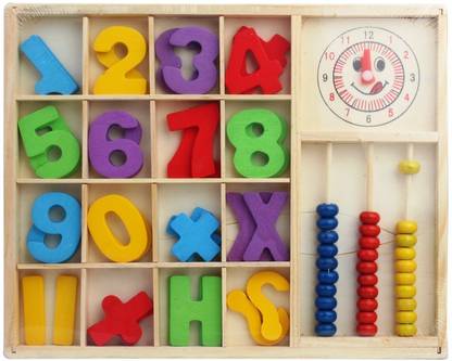 Way Beyond Wooden Basic Maths Computation Study Box/Christmas Gift/Birthday Return Gift