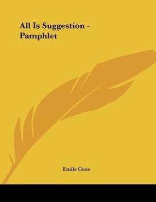 All Is Suggestion - Pamphlet