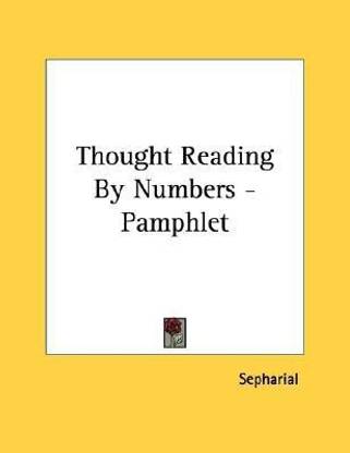 Thought Reading By Numbers - Pamphlet