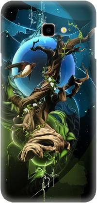 PNBEE Back Cover for Samsung Galaxy J4 Plus (SM-J415) -Wallpaper Printed Back Case Cover