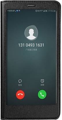 मार्शलैंड Mi Redmi Note 5 Pro, Single Window View Leather Smart Cover के लिए