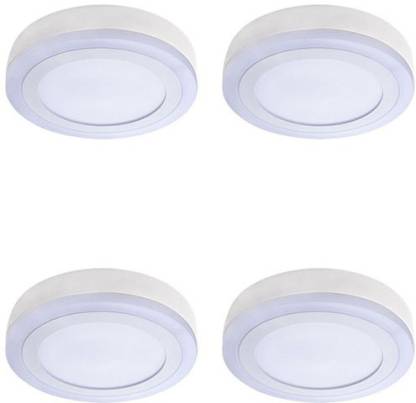 Galaxy 12 Watt 6 3 Led Round Surface Light Ceiling Indoor 3d - Ceiling Lights Led Round