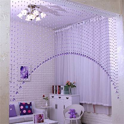 D4P 108 cm (4 ft) PVC (Polyvinyl Chloride) Window Curtain Single Curtain