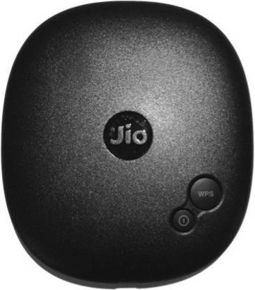 Jio Router JMR1140(Black) Wireless Router 2.4 GHz 150 Mbps Wifi Speed Tri Band Internal Antenna MiFi (Sim Based)