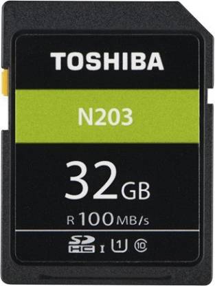 TOSHIBA N203 32 GB SDHC Class 10 100 MB/s  Memory Card