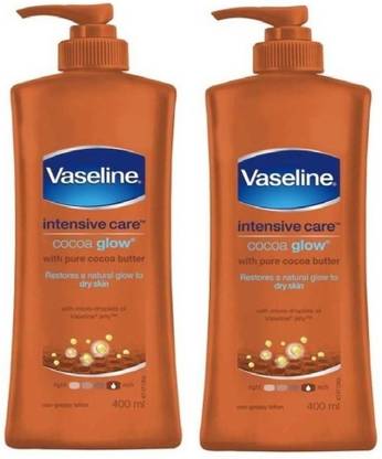 Vaseline Cocoa Glow body lotion body care 400ml x 2 (800ml)
