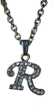 Modish Look R Letter Name Alloy