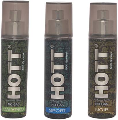 HOTT CALYPSO, SPORT & NOIR Perfume Spray for Men- (Set of 3) (60ml each) Perfume  -  60 ml