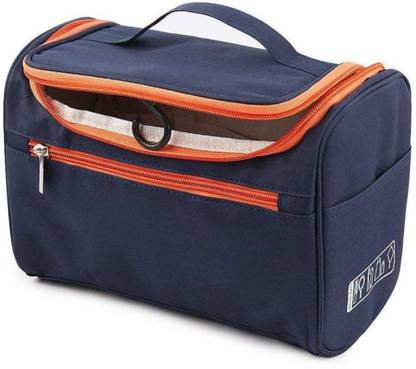 Xeekart Organizer Kit with Hook and Handle for Men and Women Bathroom and Shower Organizer Kit Travel Toiletry Kit (Blue) Travel Toiletry Kit