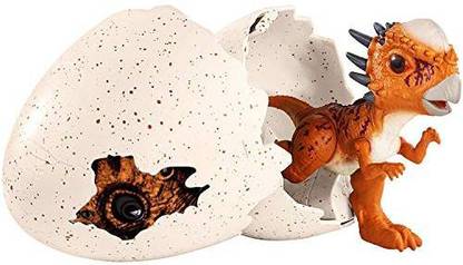 Genrc Stygimoloch Stiggy Jurassic World Hatch 'N Play Dinos Action Figure Pack + 1 Classic Sci Fi & Horror Movies Trading Card Bundle