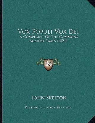 Vox Populi Vox Dei