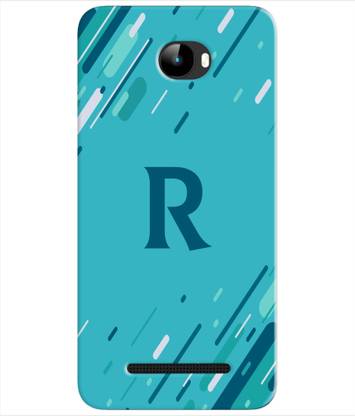 XPRINT Back Cover for Intex Indie 6 - Alphabet R