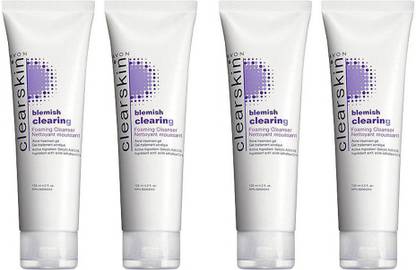 AVON Clearskin Blemish Clearing Foaming Cleanser (set of 4) Face Wash