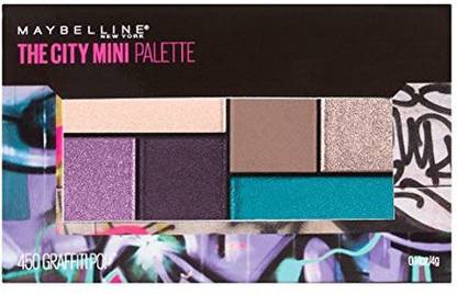 MAYBELLINE NEW YORK City Mini Palette Eye Shadows, Graffiti Pop, 6.1g 6.1 g