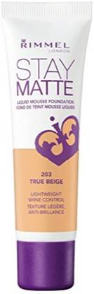 Rimmel Stay Matte Foundation, True Beige, 1 Fluid Ounce Foundation