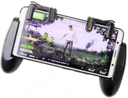 LIFEMUSIC Pubg Gamepad Joystick and Trigger Fire Button phone grip Handle Game Controller Mobile Phone Joystick Touch Screen Rocker Gamepad for Smartphones PUBG Mobile Game Phone Gamepad Controller Gaming Joystick Aim Key Shooter Trigger Fire Button Game Pad Handle Stand STG FPS 1Pair PUBG Mobile Game L1R1 Shooter Trigger Fire Button + Game Gamepad Controller For Smartphone gamepad controller,Fire Shooter Controller pubg triggers for android pubg controller  Gaming Accessory Kit