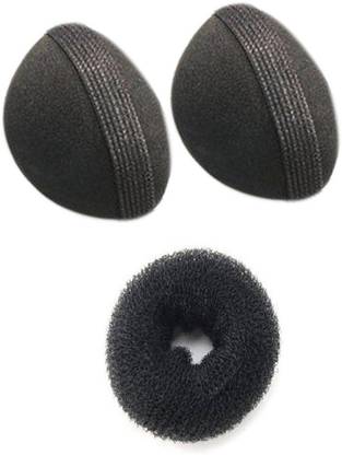 Pankh Puff and Donut Bun Maker Hair Accessory Set