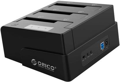 ORICO 3-Bay USB 3.0 Duplicator Dock to 2.5 inch inch/3.5 inch SATA Hard Drive HDD - Black ( 6638US3-C-US)