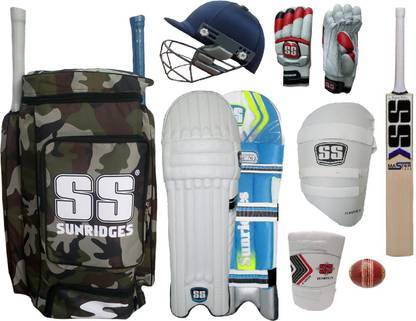 SS ENGLISH WILLOW COMPLETE ( FULL SIZE ) Cricket Kit