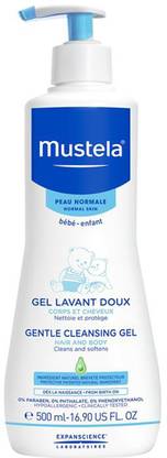 Mustela Gentle Cleansing Gel For Hair Body - 500ml (16.90oz)