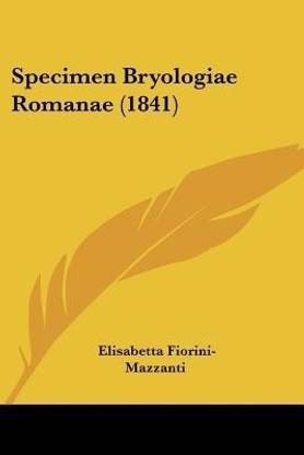 Specimen Bryologiae Romanae (1841)