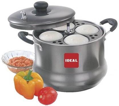 IDEAL Nonstick Idly Maker Chubby Large -24 Idlies Induction & Standard Idli Maker