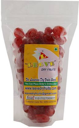 Leeve Dry fruits Whole Red Cherries, 400g Cherries